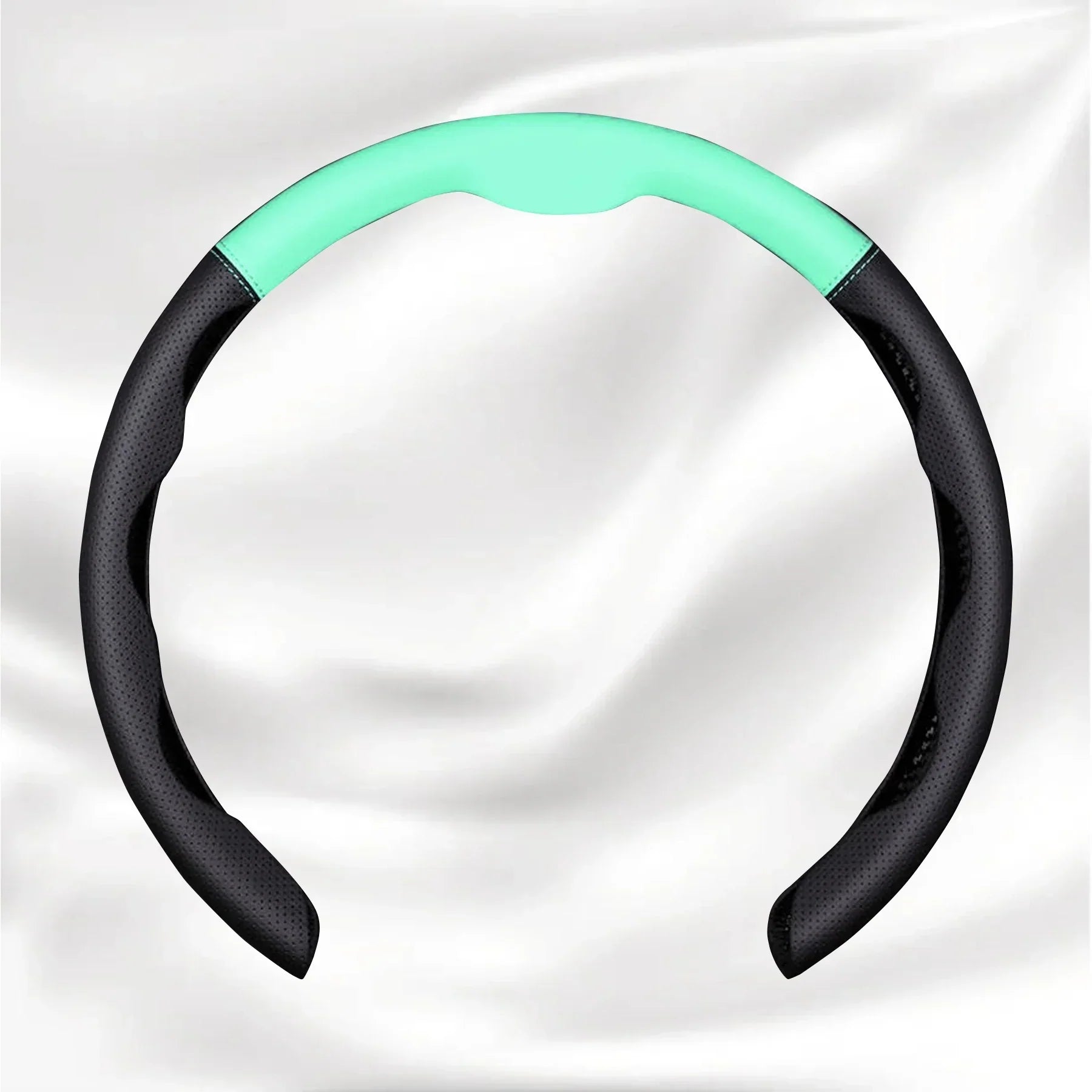 Nexi Customized Car Logo Breathable Ultra-thin 5D Leather & Carbon Car Steering Wheel Cover Universal Fit